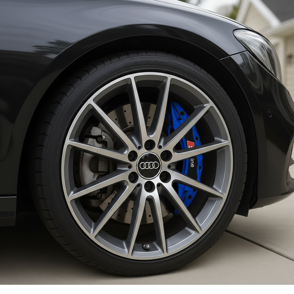 Audi S-Line Brake Caliper Covers – Set of 4 (Front & Rear)