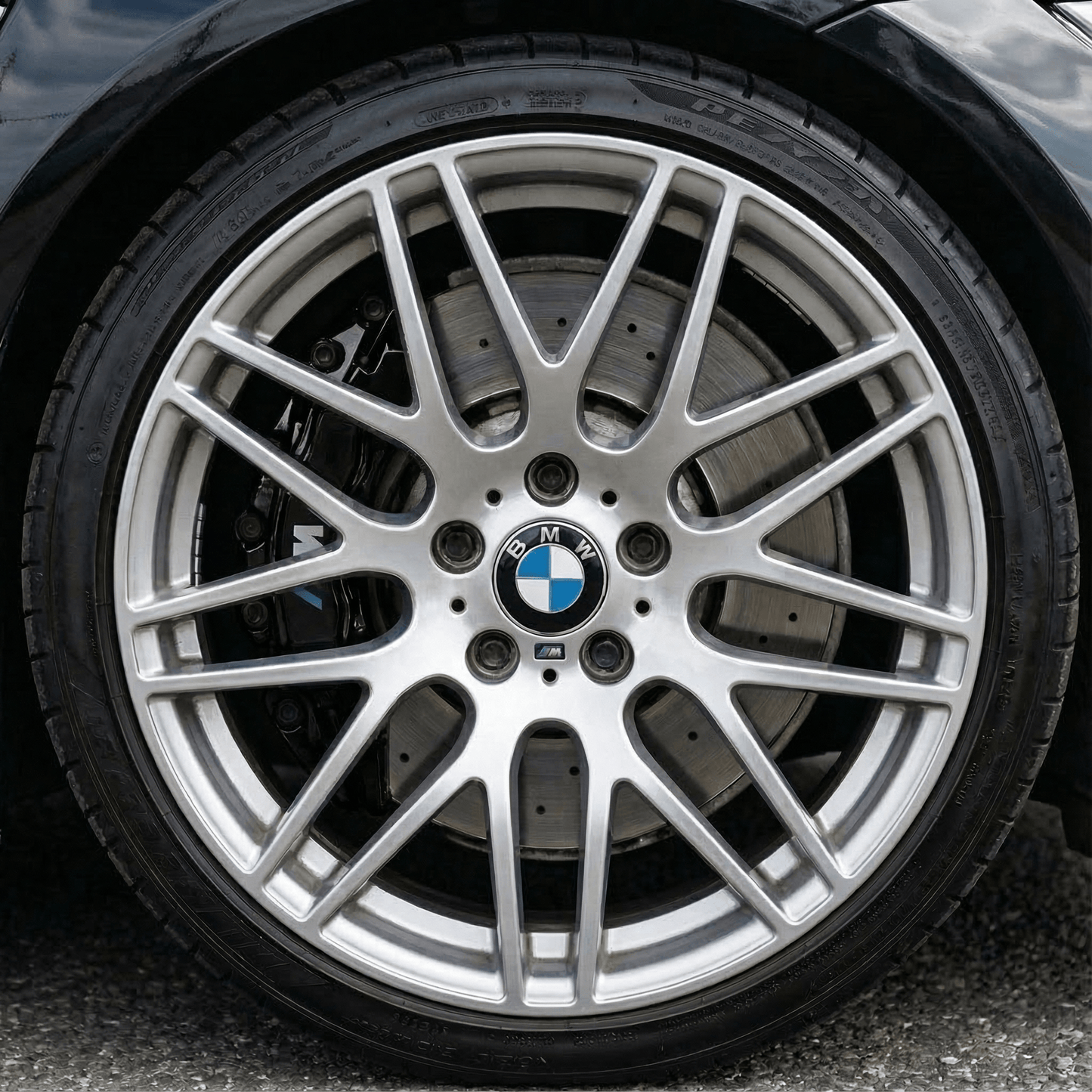 BMW M Brake Caliper Covers - Universal Fit – Black brake caliper covers by AutoMontra
