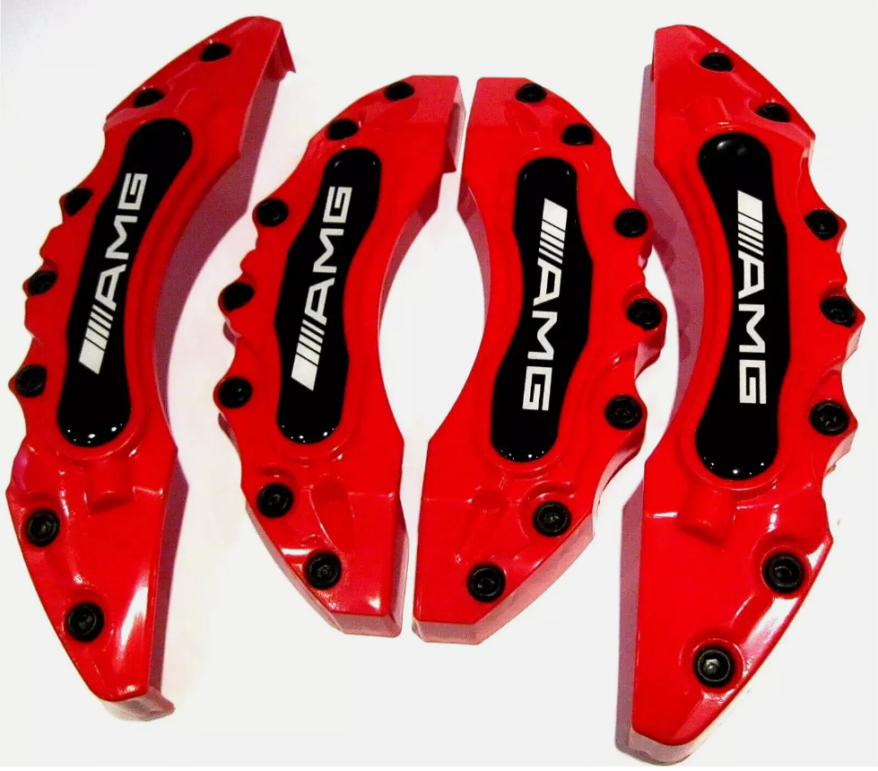 Mercedes AMG Brake Caliper Covers Set of 4 – Front & Rear Set (Universal Fit)
