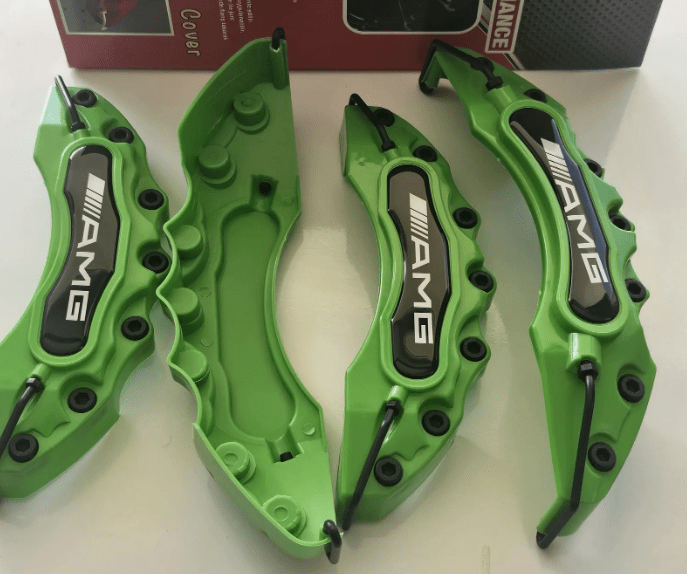 Mercedes AMG Brake Caliper Covers - Universal Fit – Green brake caliper covers by AutoMontra