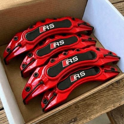 Audi RS Brake Caliper Covers - Universal Fit – Red brake caliper covers by AutoMontra