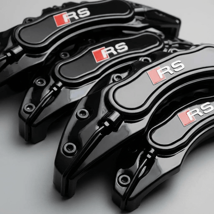 Audi RS Brake Caliper Covers - Universal Fit – Black brake caliper covers by AutoMontra