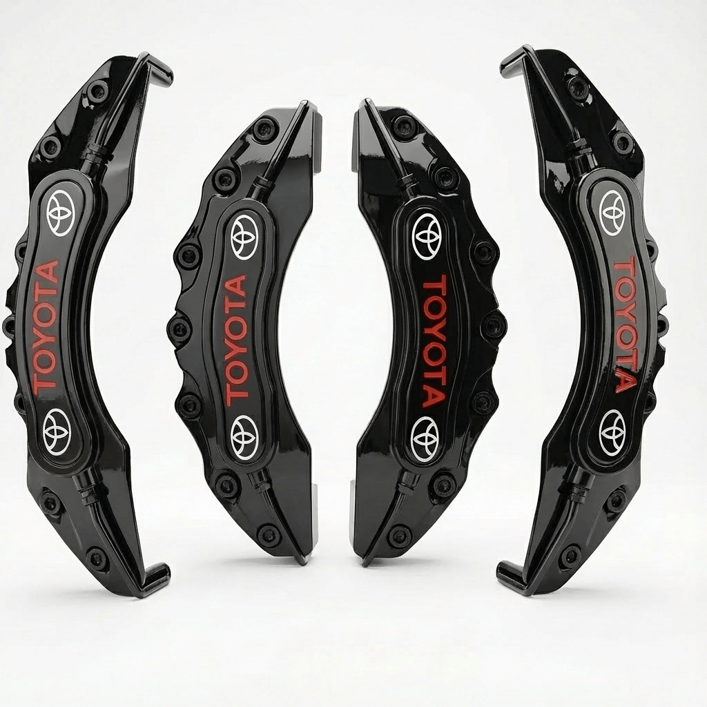 Toyota Brake Caliper Covers – Universal Fit – Black brake caliper covers by AutoMontra