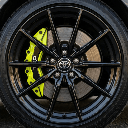 TRD Brake Caliper Covers – Universal Fit – Yellow brake caliper covers by AutoMontra