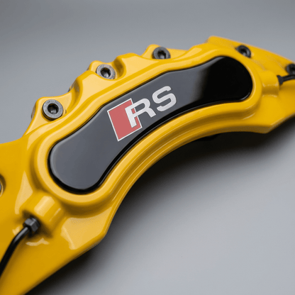 Audi RS Brake Caliper Covers - Universal Fit – Yellow brake caliper covers by AutoMontra