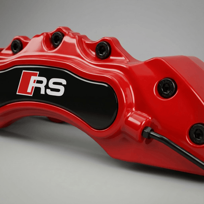 Audi RS Brake Caliper Covers - Universal Fit – Red brake caliper covers by AutoMontra