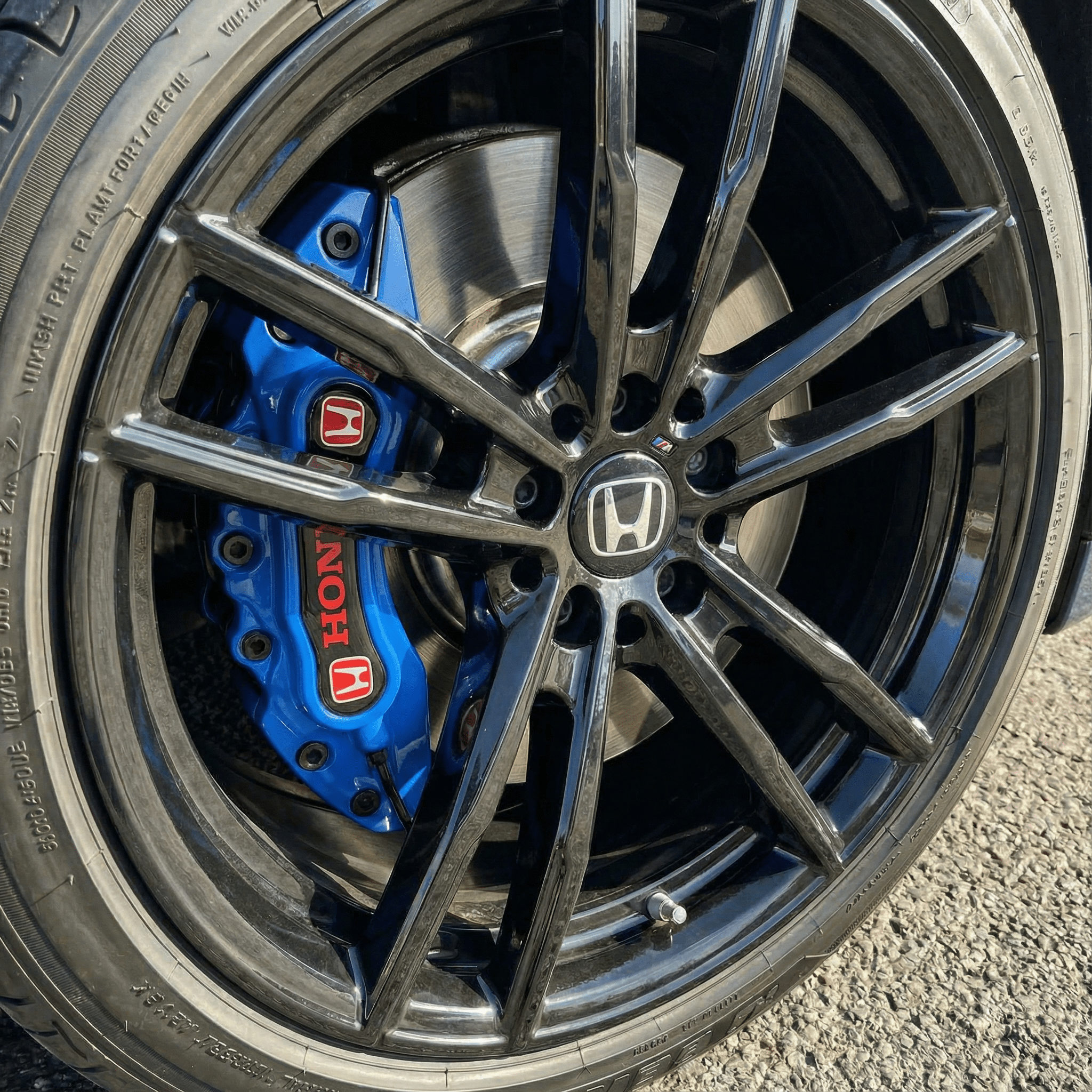 Honda Brake Caliper Covers - Universal Fit – Blue brake caliper covers by AutoMontra
