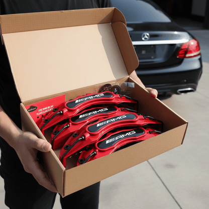 Mercedes AMG Brake Caliper Covers - Universal Fit – Green brake caliper covers by AutoMontra