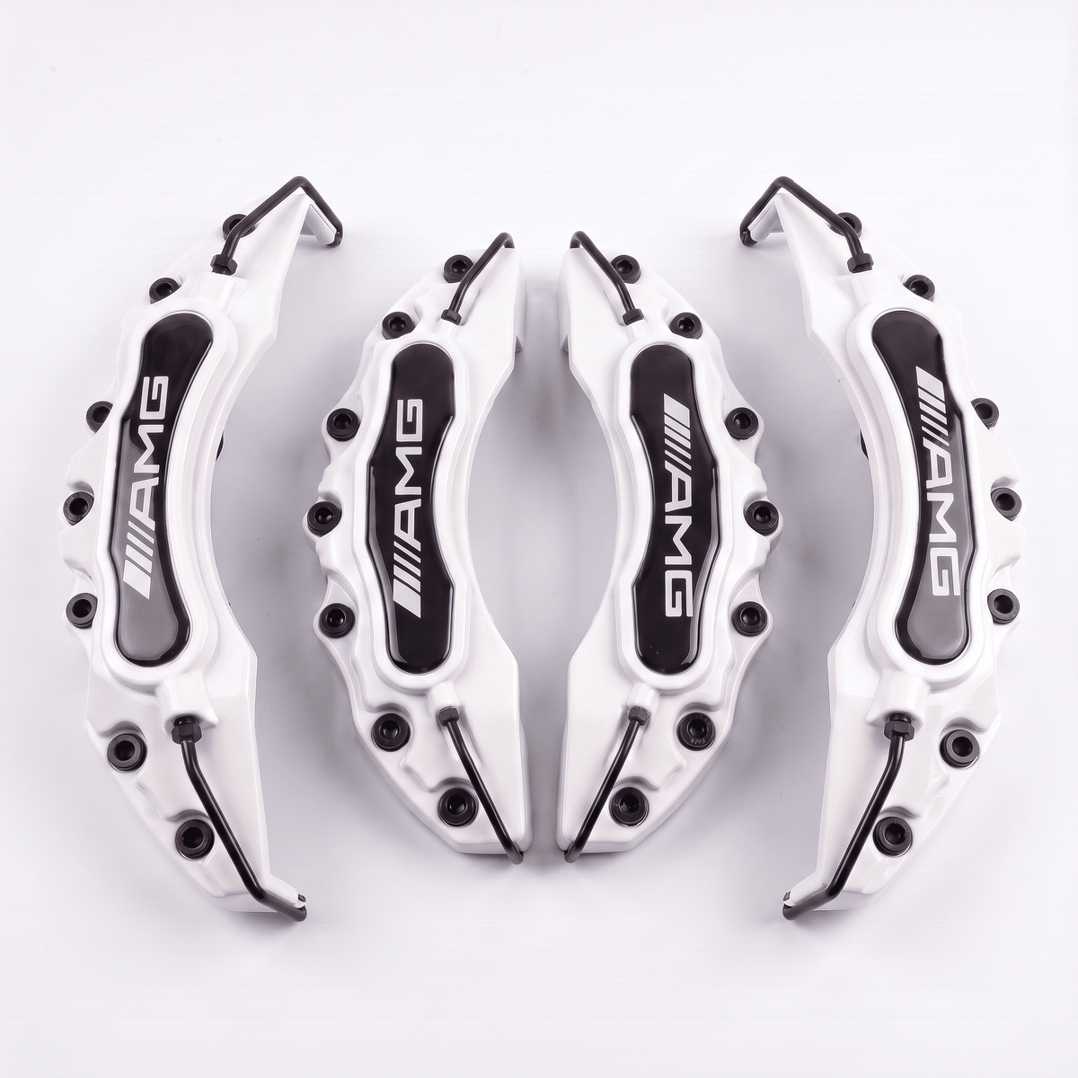 Mercedes AMG Brake Caliper Covers - Universal Fit – White brake caliper covers by AutoMontra
