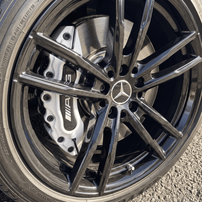 Mercedes AMG Brake Caliper Covers - Universal Fit – White brake caliper covers by AutoMontra