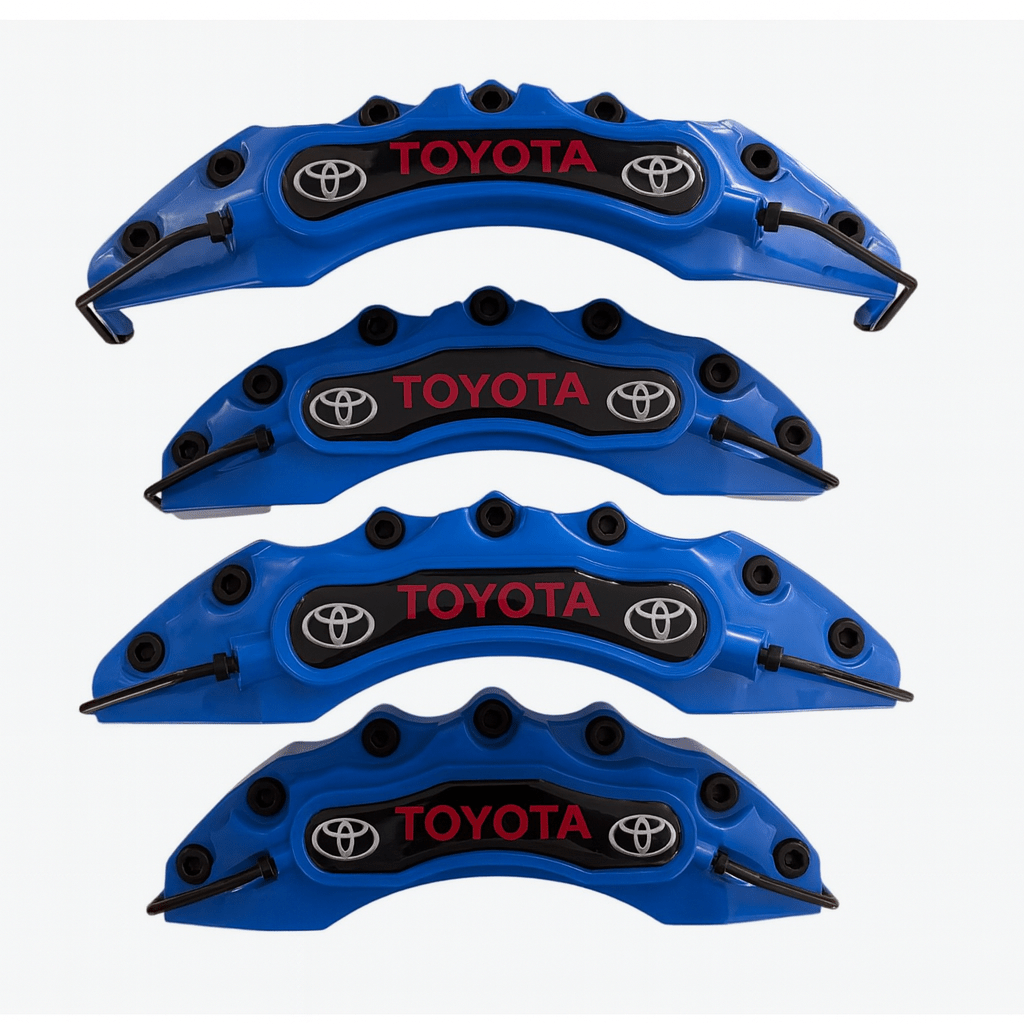 Toyota Brake Caliper Covers – Universal Fit – Red brake caliper covers by AutoMontra
