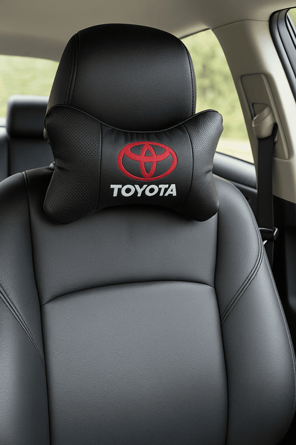 Toyota Neck Pillow – Memory Foam Ergonomic Car Headrest Cushion – brake caliper covers by AutoMontra