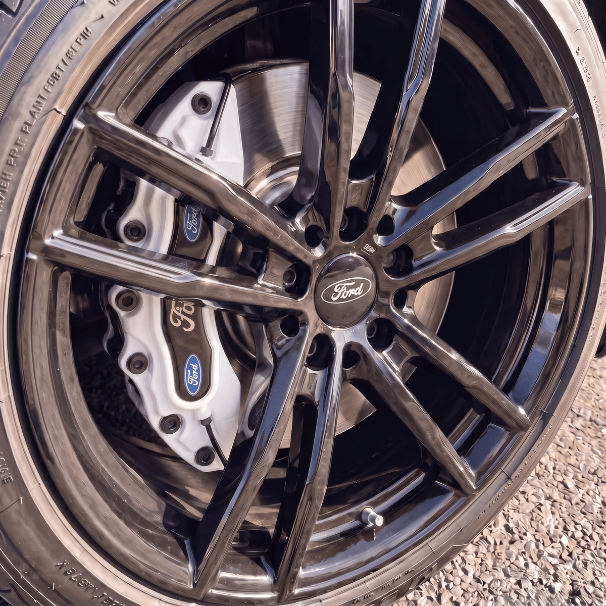 Ford Brake Caliper Covers – White brake caliper covers by AutoMontra