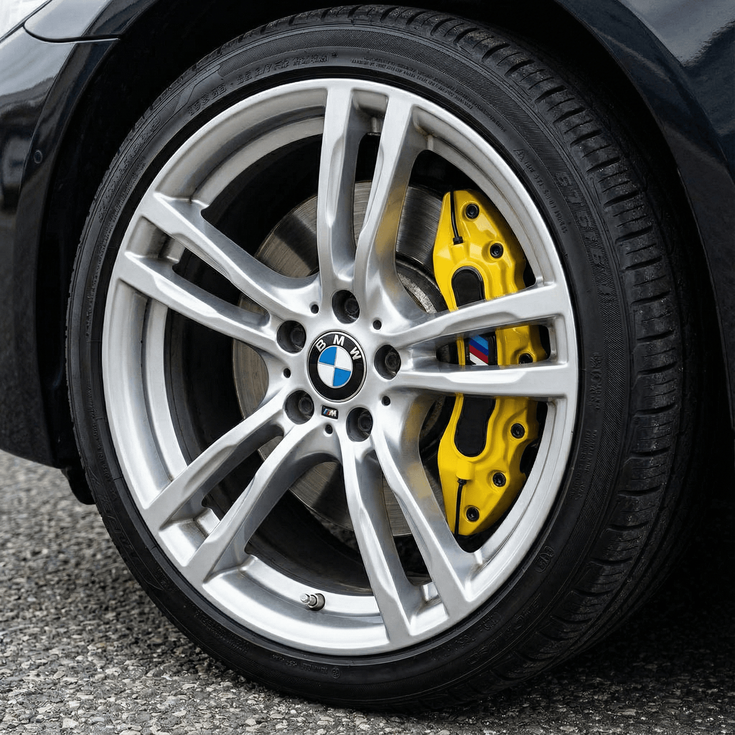 BMW M Brake Caliper Covers - Universal Fit – Yellow brake caliper covers by AutoMontra
