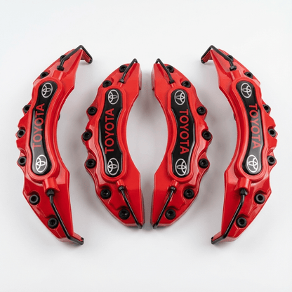 Toyota Brake Caliper Covers – Universal Fit – Red brake caliper covers by AutoMontra