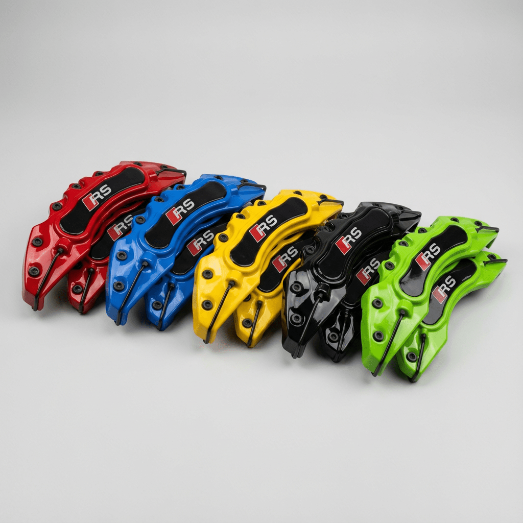 Audi RS Brake Caliper Covers - Universal Fit – Red brake caliper covers by AutoMontra