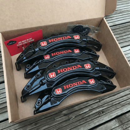 Honda Brake Caliper Covers - Universal Fit – Black brake caliper covers by AutoMontra
