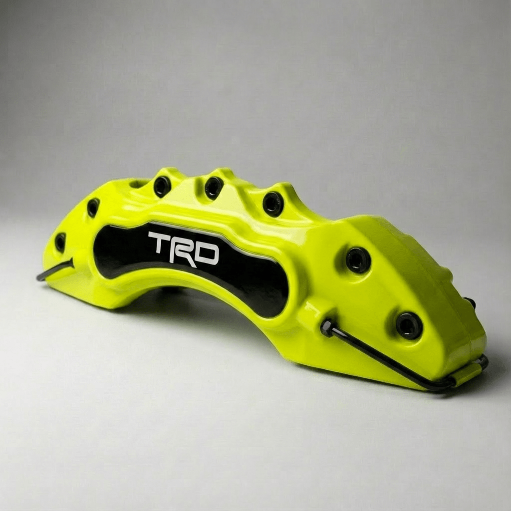 TRD Brake Caliper Covers – Universal Fit – Yellow brake caliper covers by AutoMontra