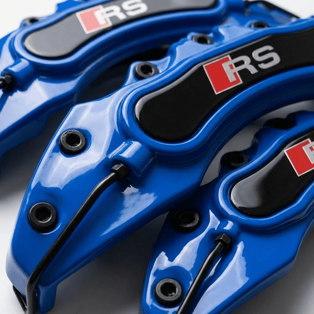 Audi RS Brake Caliper Covers - Universal Fit – Blue brake caliper covers by AutoMontra