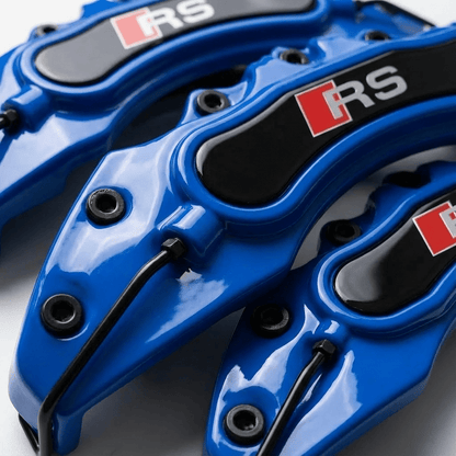 Audi RS Brake Caliper Covers - Universal Fit – Blue brake caliper covers by AutoMontra