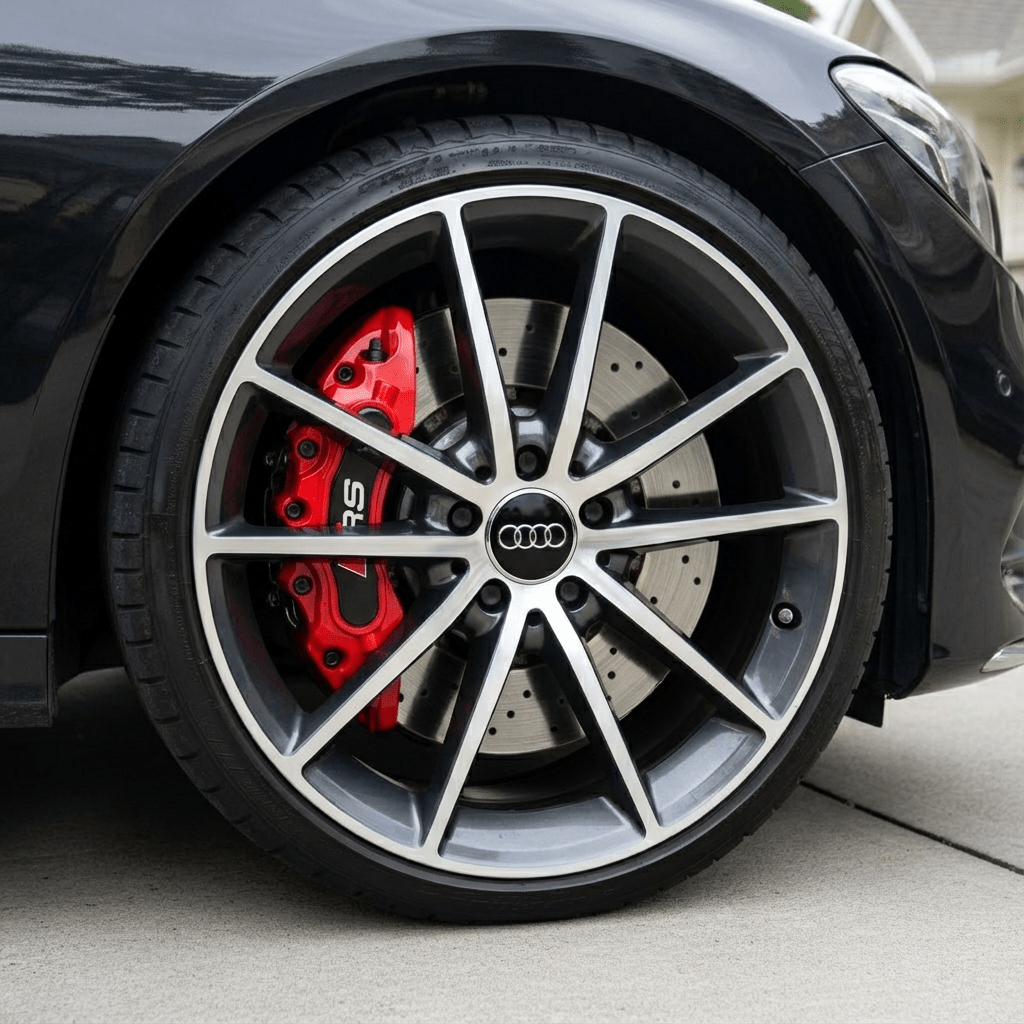 Audi RS Brake Caliper Covers - Universal Fit – Blue brake caliper covers by AutoMontra