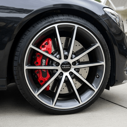 Audi RS Brake Caliper Covers - Universal Fit – Blue brake caliper covers by AutoMontra