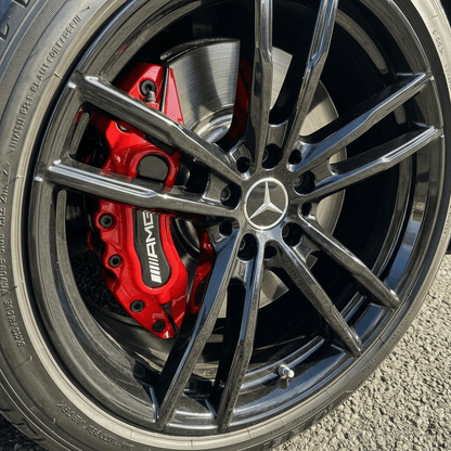 Mercedes AMG Brake Caliper Covers - Universal Fit – Blue brake caliper covers by AutoMontra