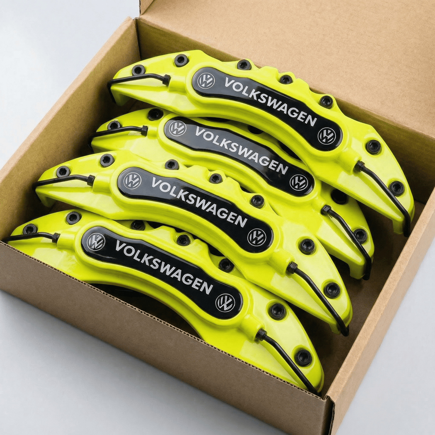 Volkswagen Performance Brake Caliper Covers – Universal Fit – Yellow brake caliper covers by AutoMontra