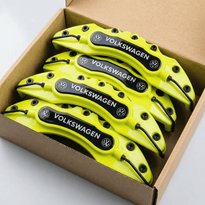 Volkswagen Performance Brake Caliper Covers – Universal Fit – Yellow brake caliper covers by AutoMontra