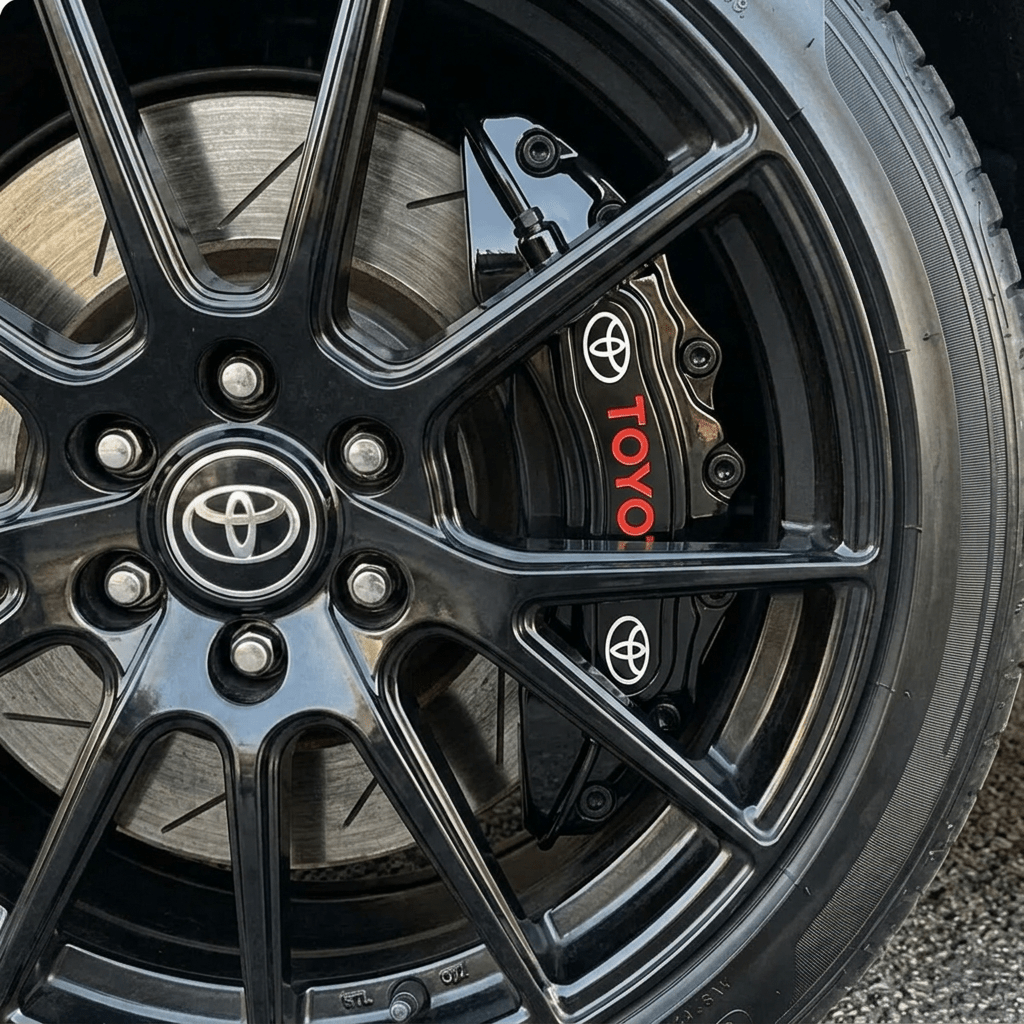 Toyota Brake Caliper Covers – Universal Fit – Black brake caliper covers by AutoMontra