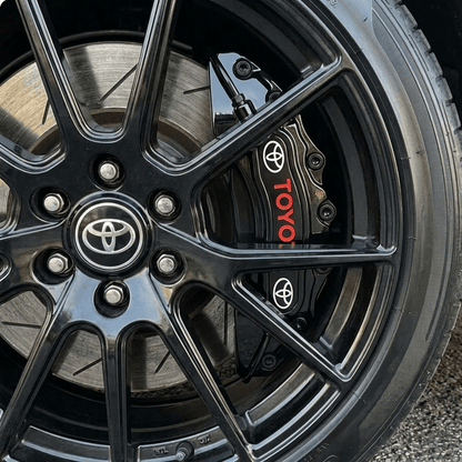 Toyota Brake Caliper Covers – Universal Fit – Black brake caliper covers by AutoMontra