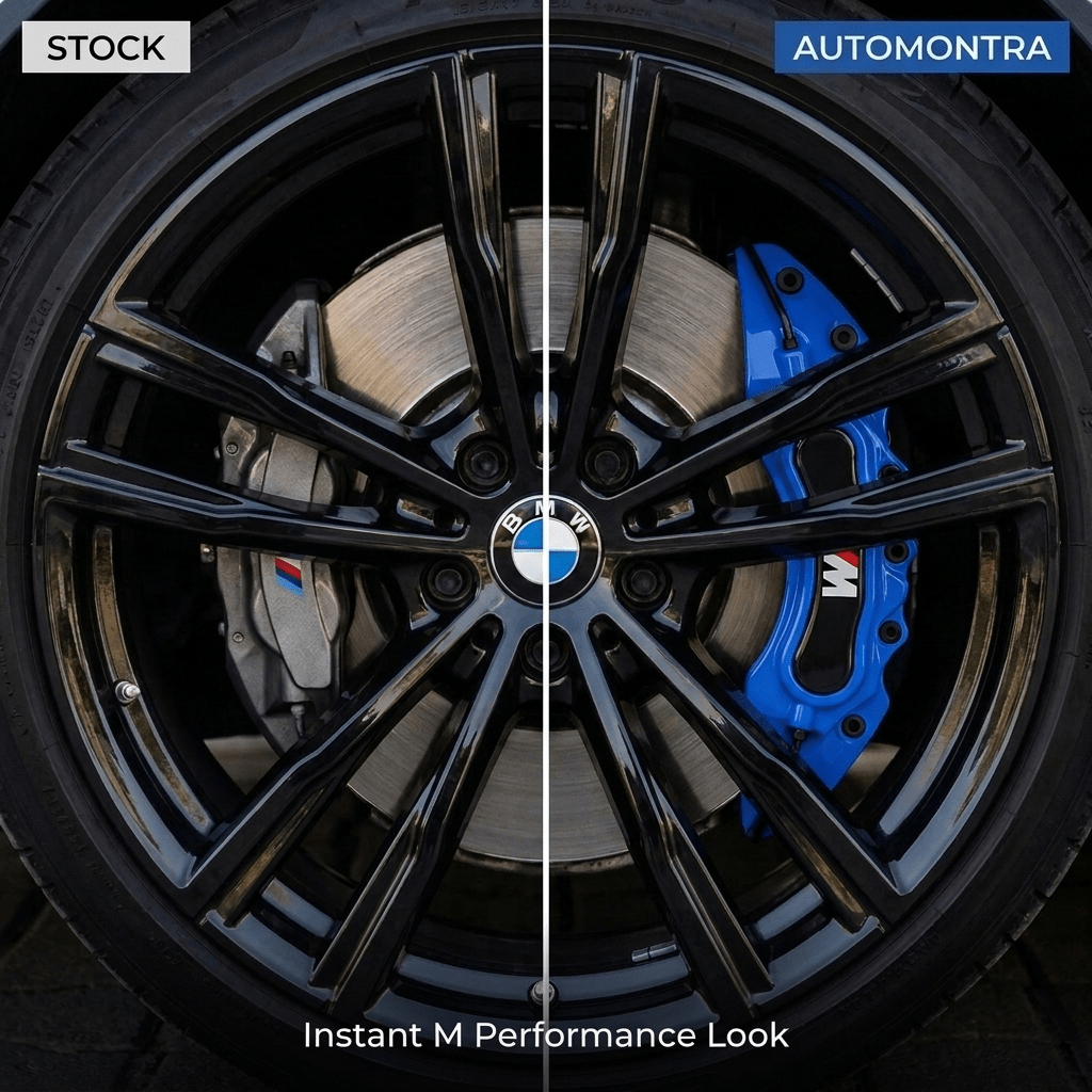 BMW M Brake Caliper Covers – Blue brake caliper covers by AutoMontra