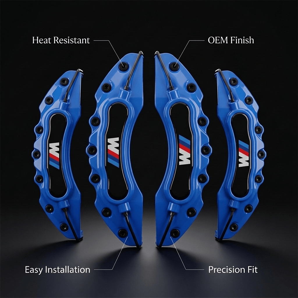 BMW M Brake Caliper Covers – Blue brake caliper covers by AutoMontra