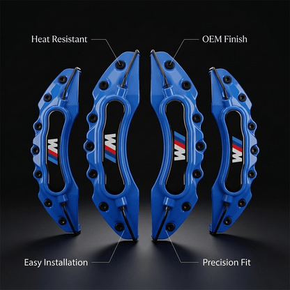 BMW M Brake Caliper Covers – Blue brake caliper covers by AutoMontra