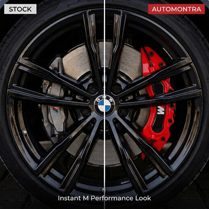 BMW M Brake Caliper Covers – Red brake caliper covers by AutoMontra