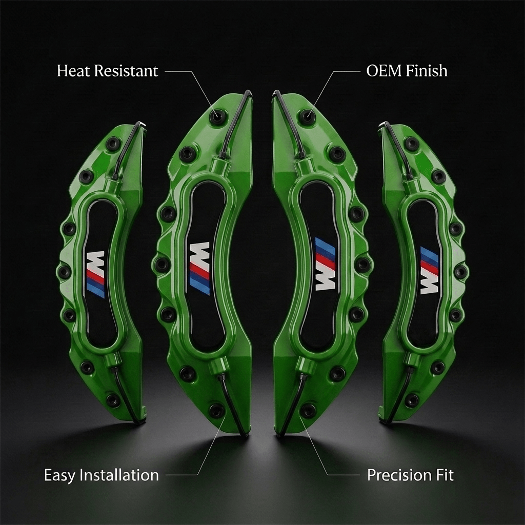 BMW M Brake Caliper Covers – Yellow brake caliper covers by AutoMontra