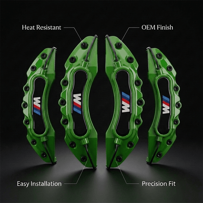 BMW M Brake Caliper Covers – Yellow brake caliper covers by AutoMontra
