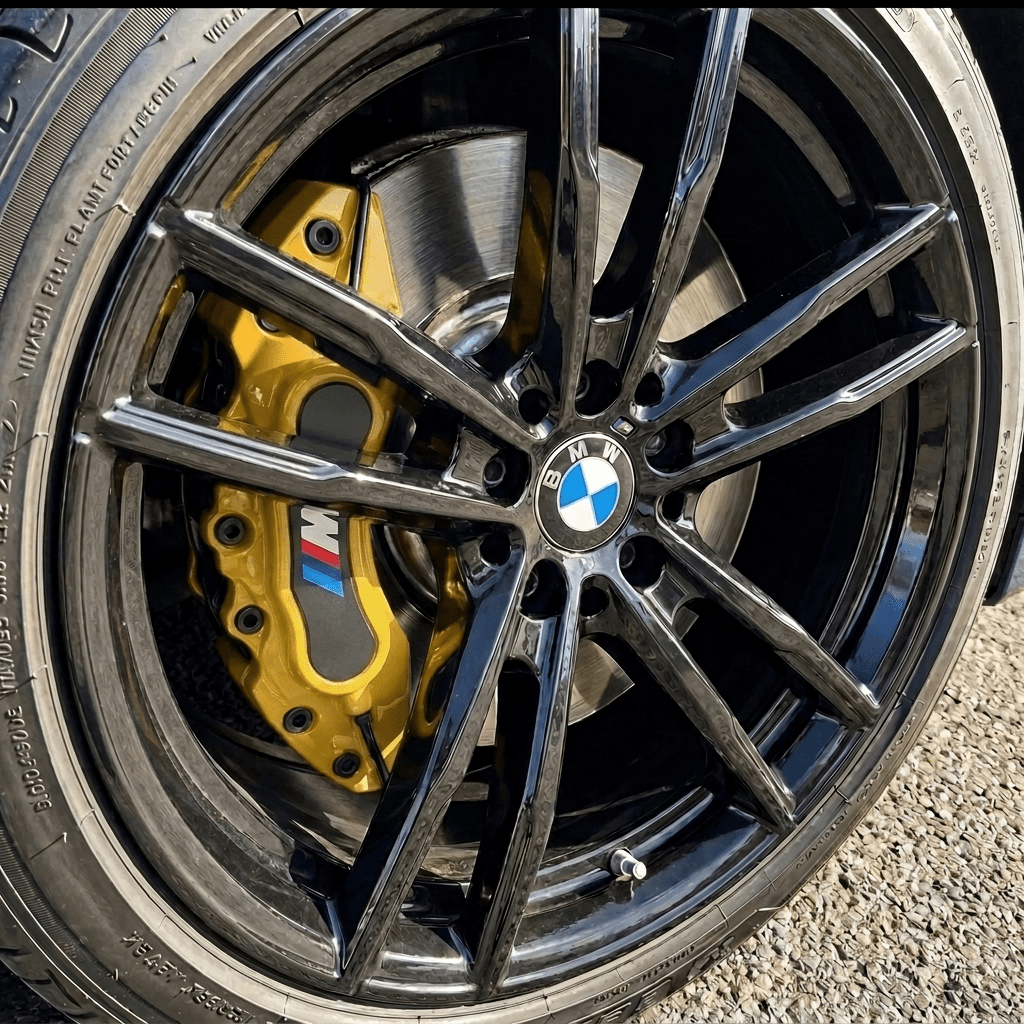 BMW M Brake Caliper Covers – Yellow brake caliper covers by AutoMontra