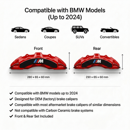 BMW M Brake Caliper Covers – Blue brake caliper covers by AutoMontra