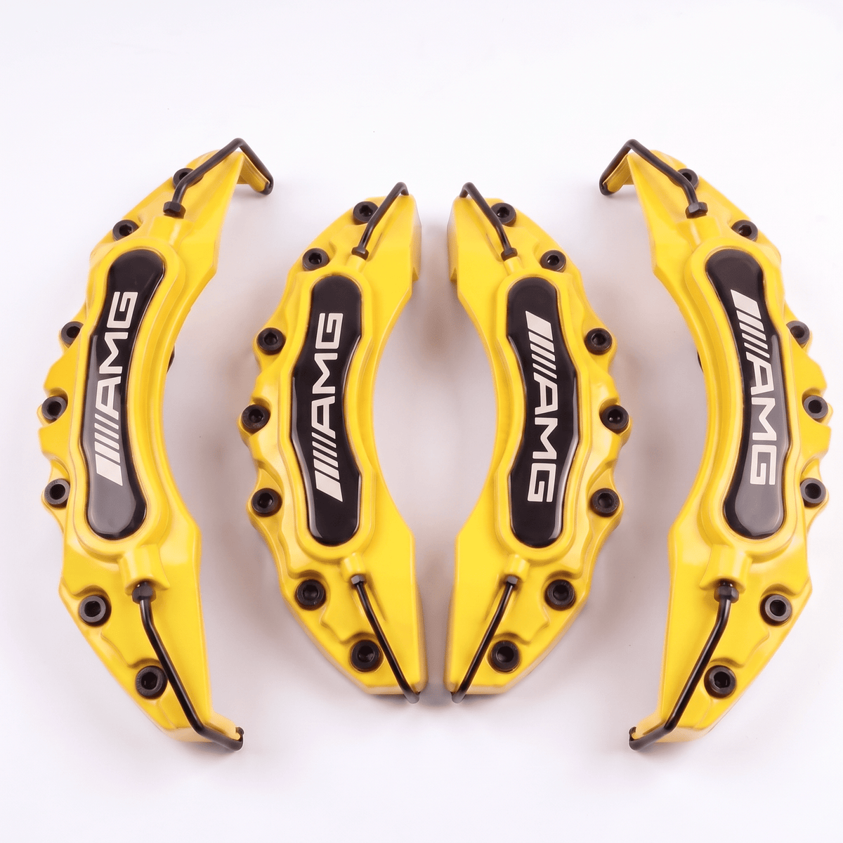 Mercedes AMG Brake Caliper Covers - Universal Fit – Yellow brake caliper covers by AutoMontra