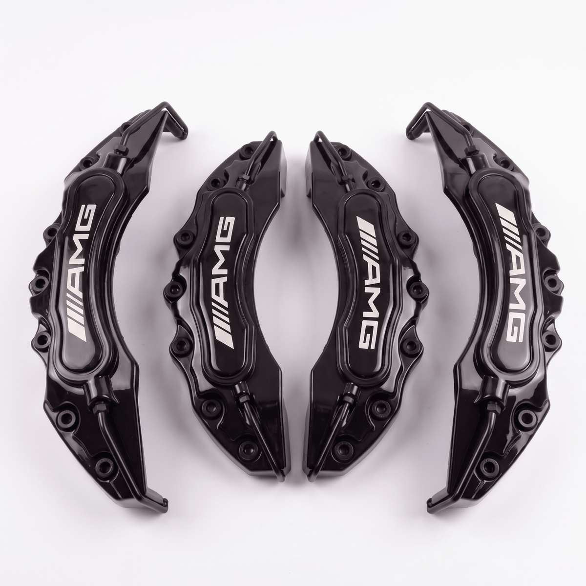 Mercedes AMG Brake Caliper Covers - Universal Fit – Black brake caliper covers by AutoMontra