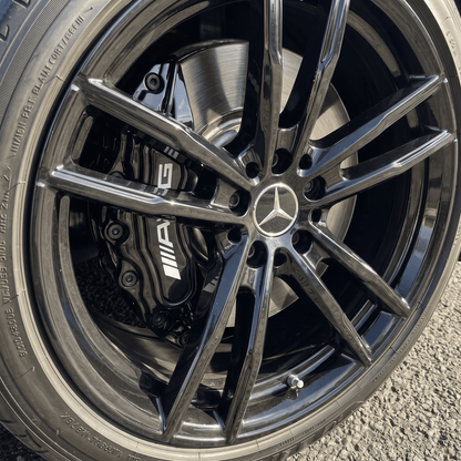 Mercedes AMG Brake Caliper Covers - Universal Fit – Black brake caliper covers by AutoMontra