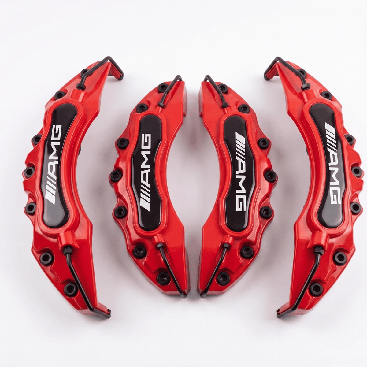 Mercedes AMG Brake Caliper Covers - Universal Fit – Red brake caliper covers by AutoMontra