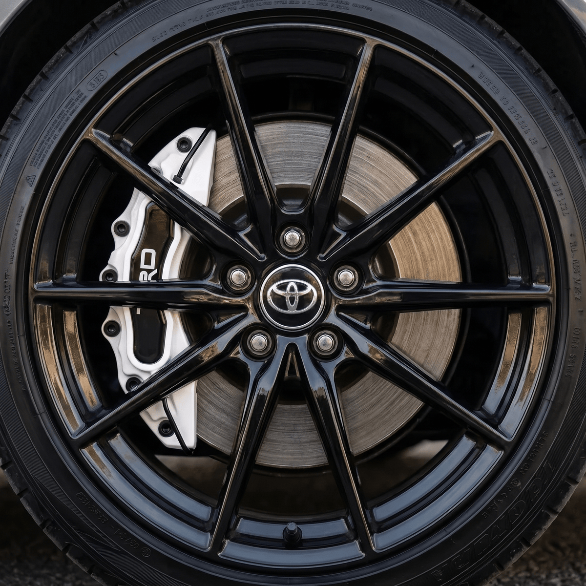 Toyota TRD Brake Caliper Covers – White brake caliper covers by AutoMontra