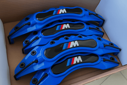 BMW M Brake Caliper Covers - Universal Fit – Blue brake caliper covers by AutoMontra